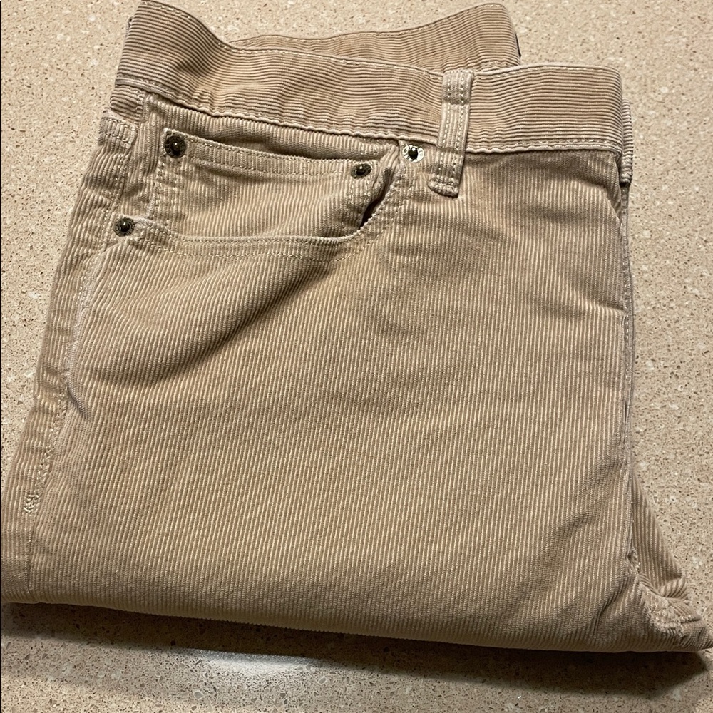 J. Crew Men's Corduroy Pants in Light Tan - Picture 8 of 8